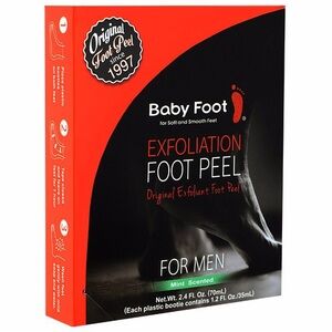 Brand New Baby Foot Exfoliation Peel For Men - Mint ✅